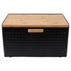 Wooden Bread Box With Canisters - Mega Cart