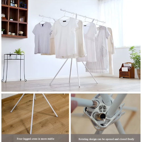 X-Shaped Indoor Clothes Hanger - Mega Cart