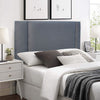 PrimeNest Emerson Modern Leather Headboard - Stylish & Easy to Clean