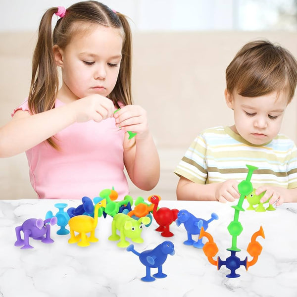 77-Piece Suction Toys Set for Kids – Creative Building Fun