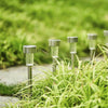 10 Pcs Outdoor Stainless Steel Solar Lights - Mega Cart