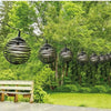 10 Piece Spiral Ball Solar String Lights - Mega Cart
