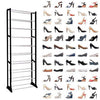 10 Tier Shoe Rack - Organise 30 Pairs, Lightweight & Portable - Mega Cart