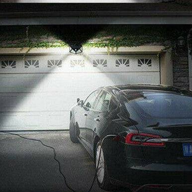 100 LED Solar Motion Sensor Wall Light for Outdoor Security - Mega Cart