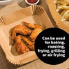 100 Piece Non-Stick Air Fryer Liners - Oilproof & Waterproof - Mega Cart