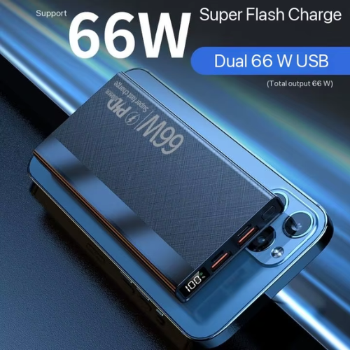 10000mah 66W Fast Charging Power Bank - Mega Cart