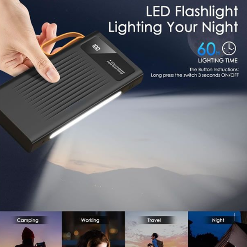 10000mAh Portable LED Display Power Bank - Mega Cart