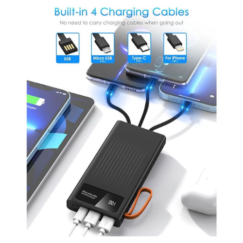 10000mAh Portable LED Display Power Bank - Mega Cart