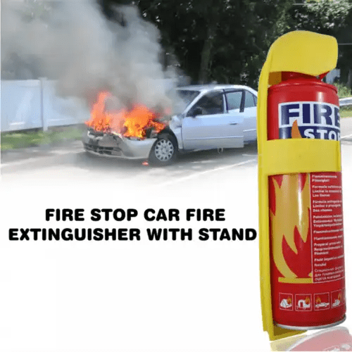 1000ml Portable Fire Extinguisher with Mounting Bracket - Mega Cart