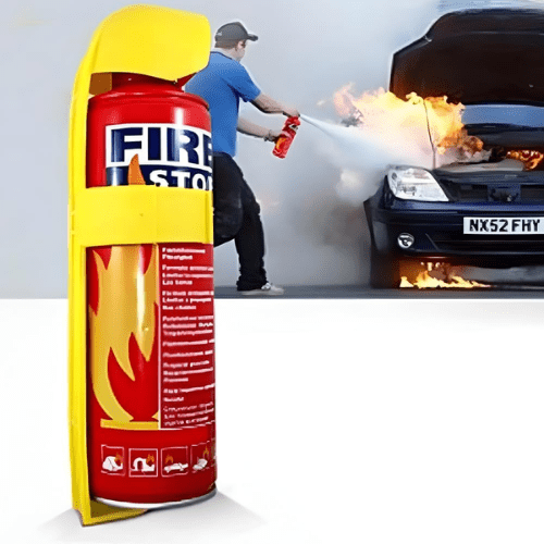 1000ml Portable Fire Extinguisher with Mounting Bracket - Mega Cart