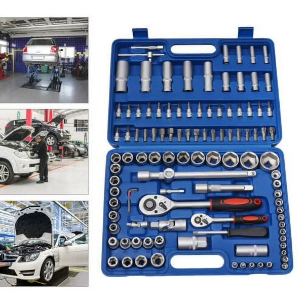 108Pc Chrome Vanadium Auto Tool Kit - Mega Cart