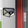 114 LED Solar Motion Sensor Wall Light - Waterproof & Bright - Mega Cart