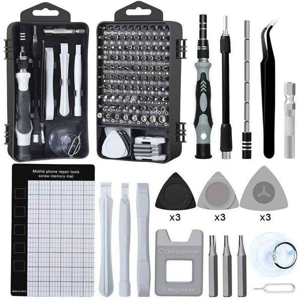 115-in-1 Professional Computer Repair Tool Kit - Mega Cart