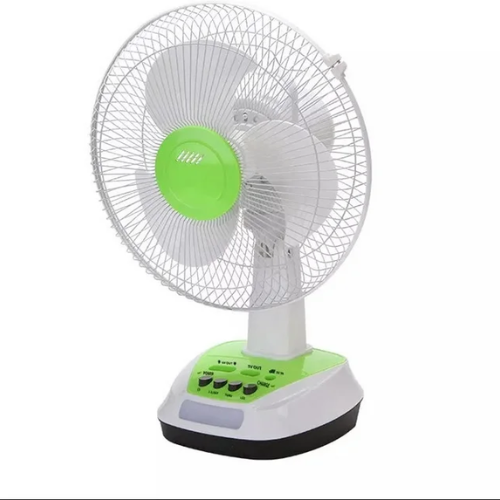 12 Inch Rechargeable Solar AC/DC Fan - Mega Cart