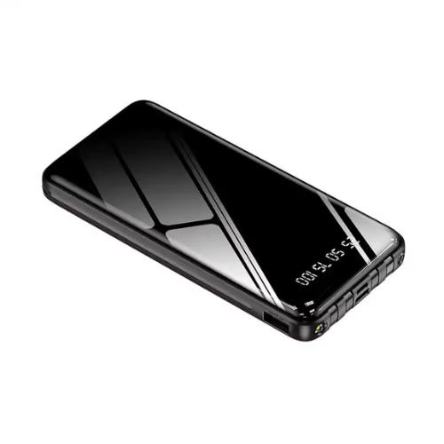 12000mAh Fast Charging Power Bank with 4 Cables - Mega Cart