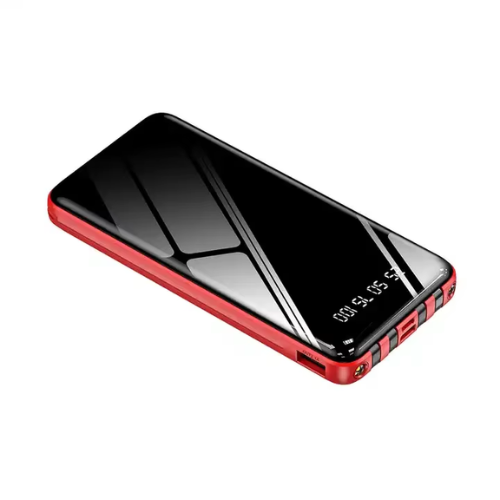 12000mAh Fast Charging Power Bank with 4 Cables - Mega Cart
