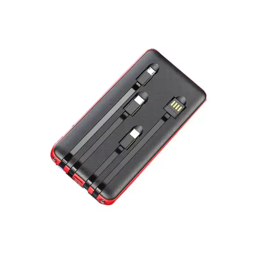 12000mAh Fast Charging Power Bank with 4 Cables - Mega Cart