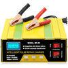 12V/24V Auto Battery Charger with LCD Monitor - Mega Cart