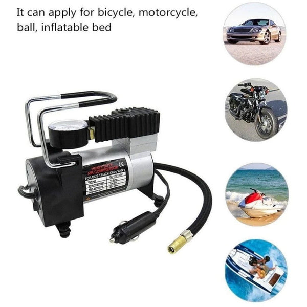 12V Car Tyre Inflator Pump - Mega Cart