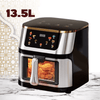 13.5L Digital Air Fryer With Glass - Mega Cart