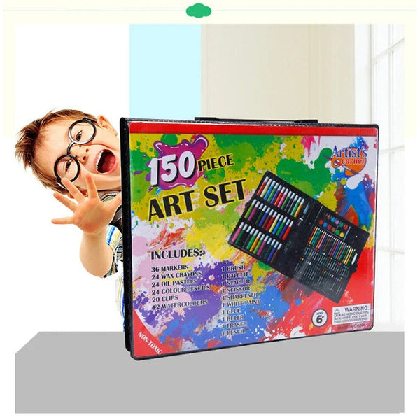 150 Piece Kids Art Set with Case