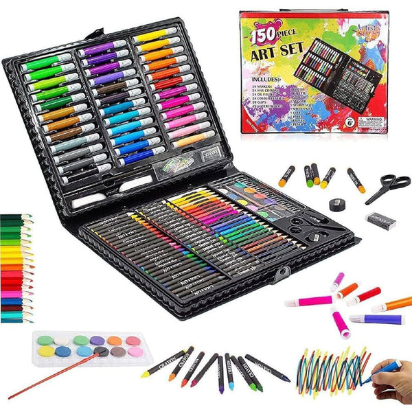 150 Piece Kids Art Set with Case