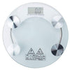 180KG Round Glass Digital Bathroom Scale with LCD Display - Mega Cart