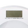 180KG Round Glass Digital Bathroom Scale with LCD Display - Mega Cart