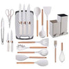 19-Piece Silicone Kitchenware Set with Organiser Container - Mega Cart