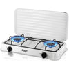 2 Burner Portable Gas Stove - Mega Cart