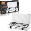 2 Burner Portable Gas Stove - Mega Cart
