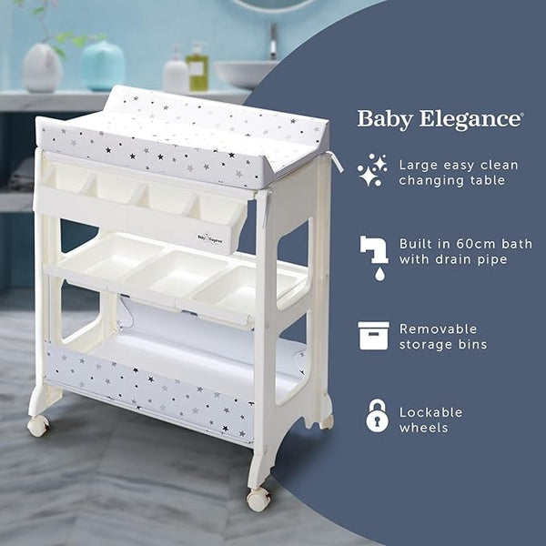 2-in-1 Baby Bath & Changing Station - Mega Cart