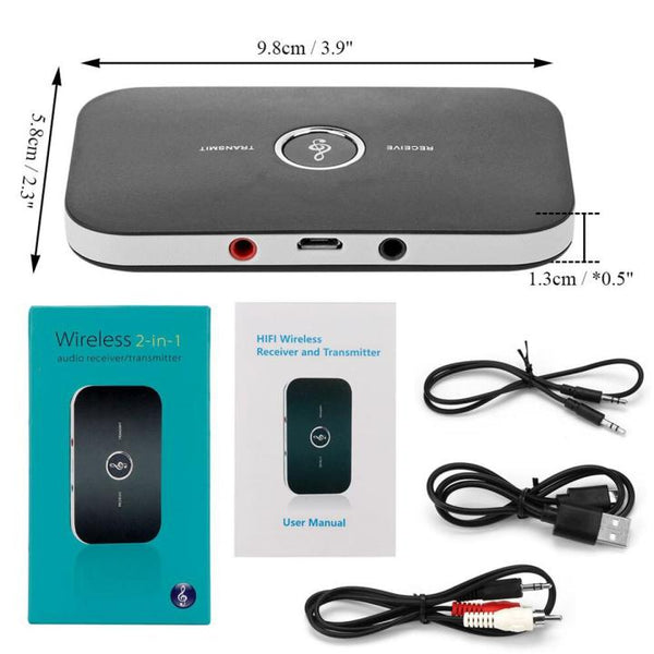 2-in-1 Bluetooth Transmitter and Receiver Adapter - Mega Cart
