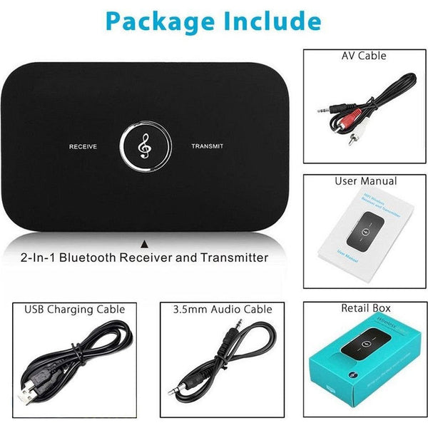 2-in-1 Bluetooth Transmitter and Receiver Adapter - Mega Cart