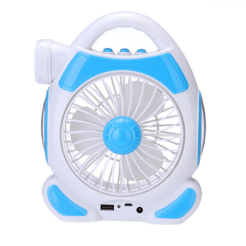 2 in 1 Rechargeable Desktop Fan With Light - Mega Cart
