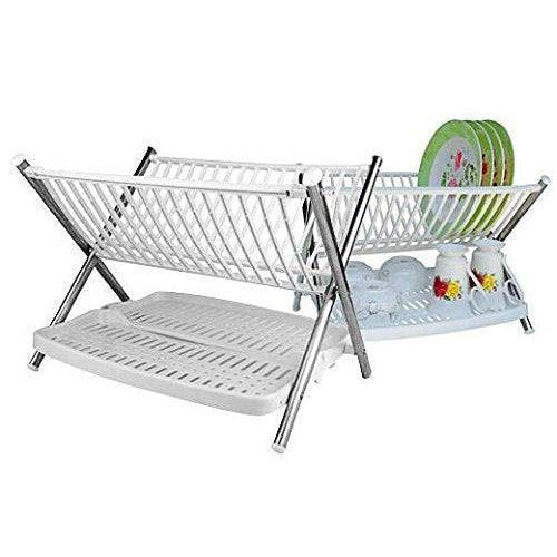 2-Layer Foldable Kitchen Dish Rack - Mega Cart