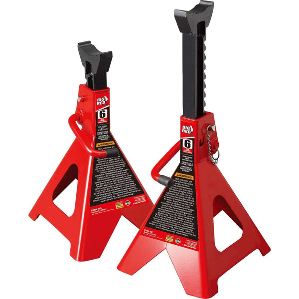 2-Piece 6 Ton Jack Stand Set - Mega Cart