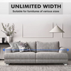 2 Piece Adjustable Furniture Moving Roller with Wheels - Mega Cart