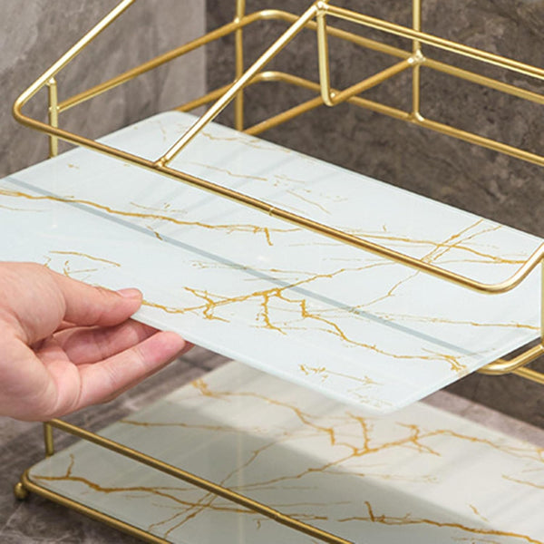2-Tier Bathroom Organizer Rack - Mega Cart