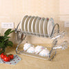 2 Tier Dish Drainer Rack - Mega Cart
