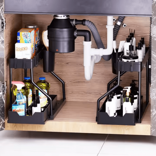 2-Tier Sliding Storage Rack - Mega Cart