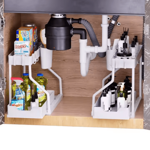 2-Tier Sliding Storage Rack - Mega Cart