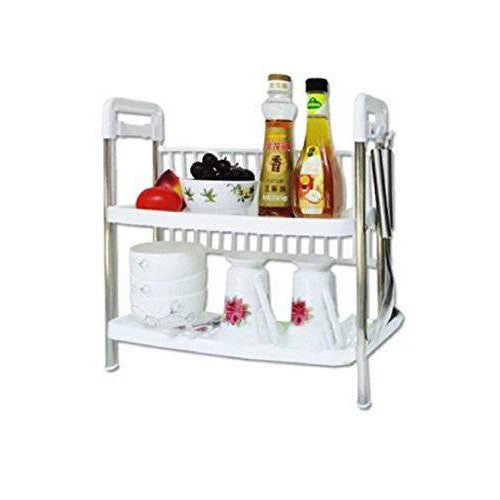 2 Tiers Kitchen Dish Drying Rack - Mega Cart