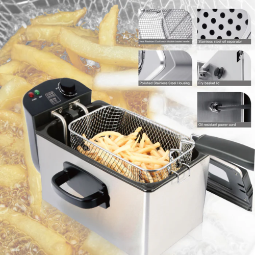 2000W Electric Deep Fryer - Mega Cart