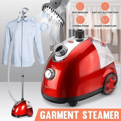 2000W Standing Vertical Steamer - Mega Cart