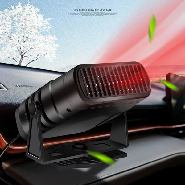 200W Mini Car Heater 12V Portable Heating Fan - Mega Cart