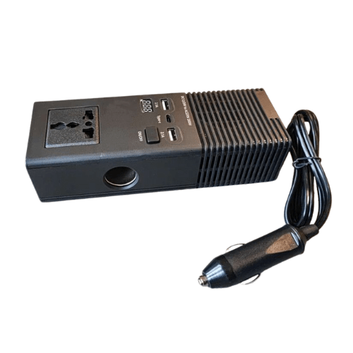 200W Small Car Power Inverter With Dual Ports - Mega Cart