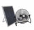 12" Solar Powered Floor Fan with 3 Speed Levels