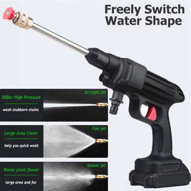 24V Rechargeable High-Pressure Portable Spray Gun for Cleaning - Mega Cart