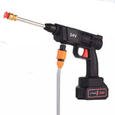 24V Rechargeable High-Pressure Portable Spray Gun for Cleaning - Mega Cart